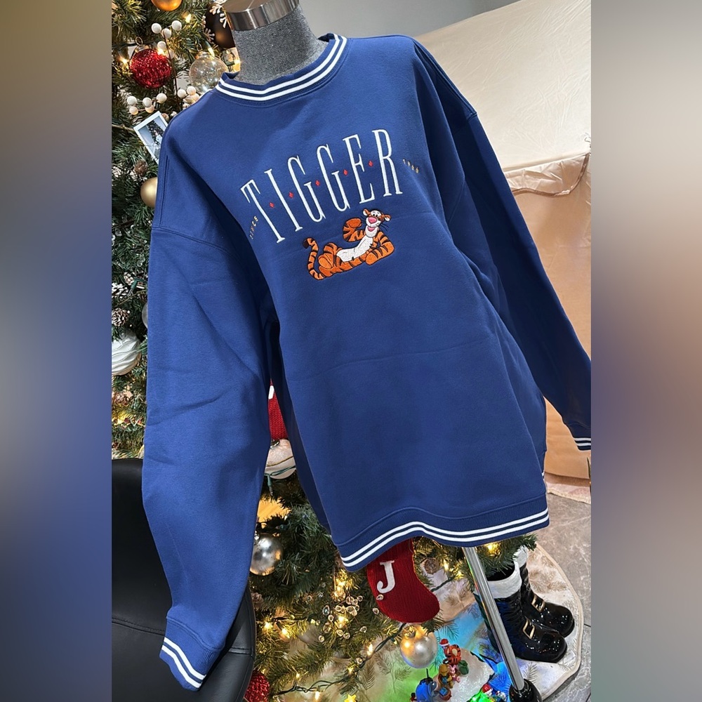 Disney Blue Unisex Tigger Sweater - NWT!!